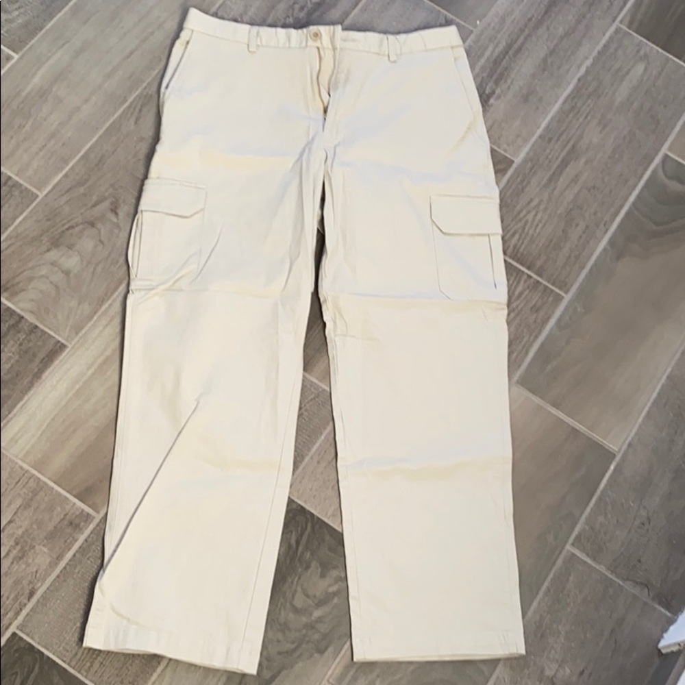 Haggar Stretch Khaki Cargo Pants 36x30